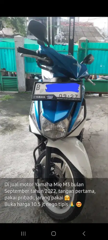 Yamaha Mio M3 tahun 2022