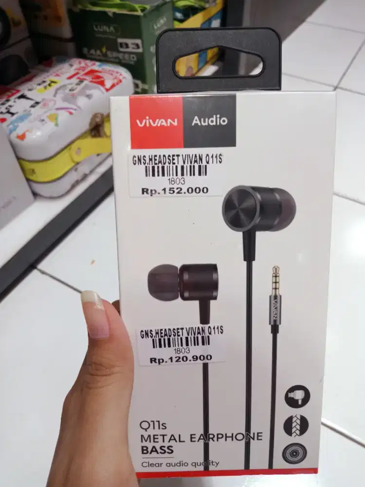 HEADSET VIVAN Q11S| ATLANTIS DAHSYAT