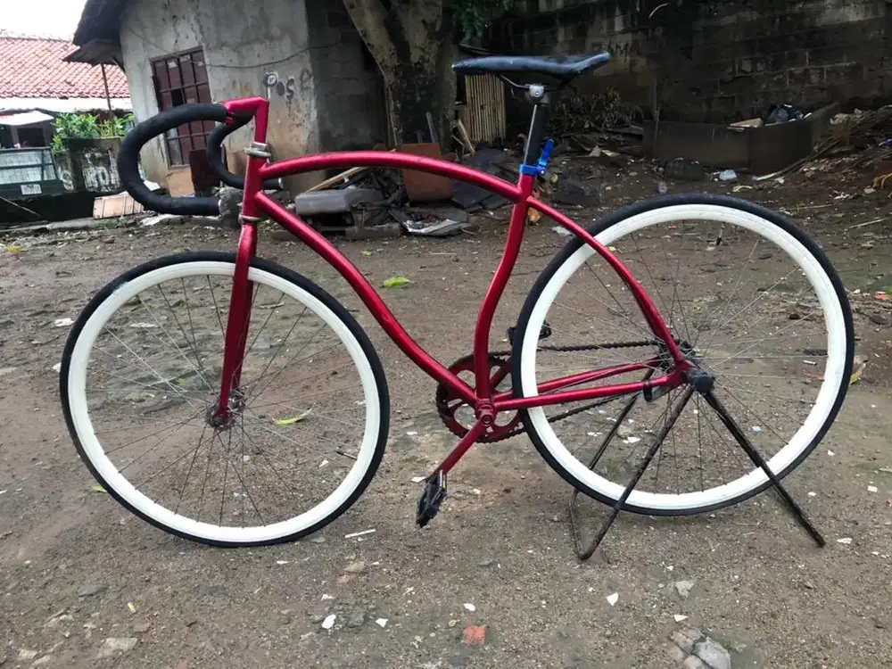 sepeda fixie tinggal pake
