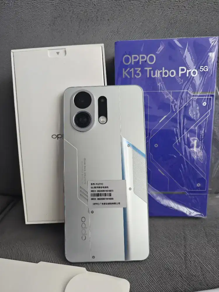 Oppo K13 Turbo Pro 12/256 Gb Likenew 99% Baru sebulan cukai bs TT/BT