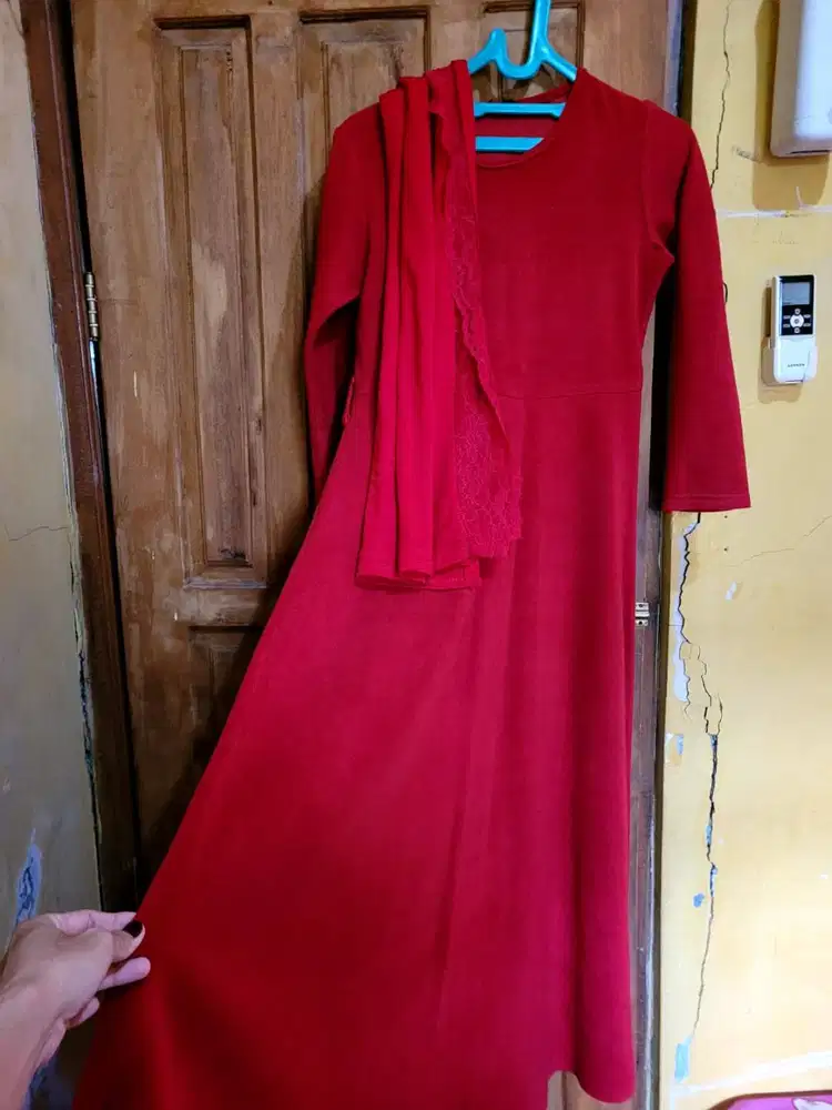 Maxi Dress Red Color