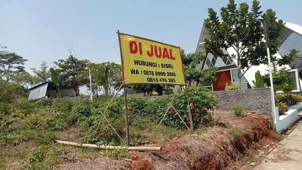 Di jual kavling, sbelah cafe hadap gunung, AJB bs nego lgsung pemilik