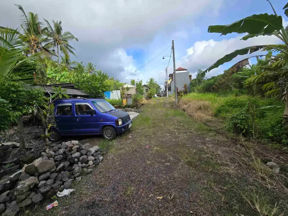 dijual tanah kapling 2 are datar di penebel tabanan bali