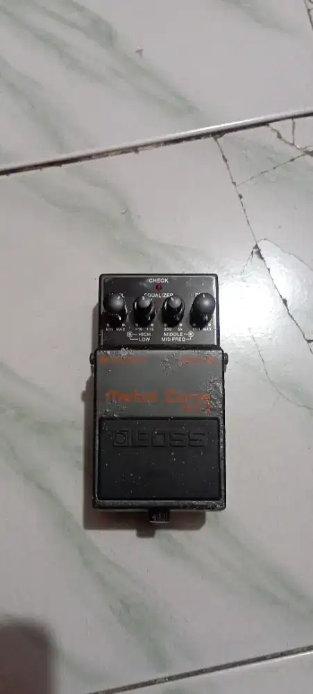 Efek gitar Boss Metalzone, kondisi normal