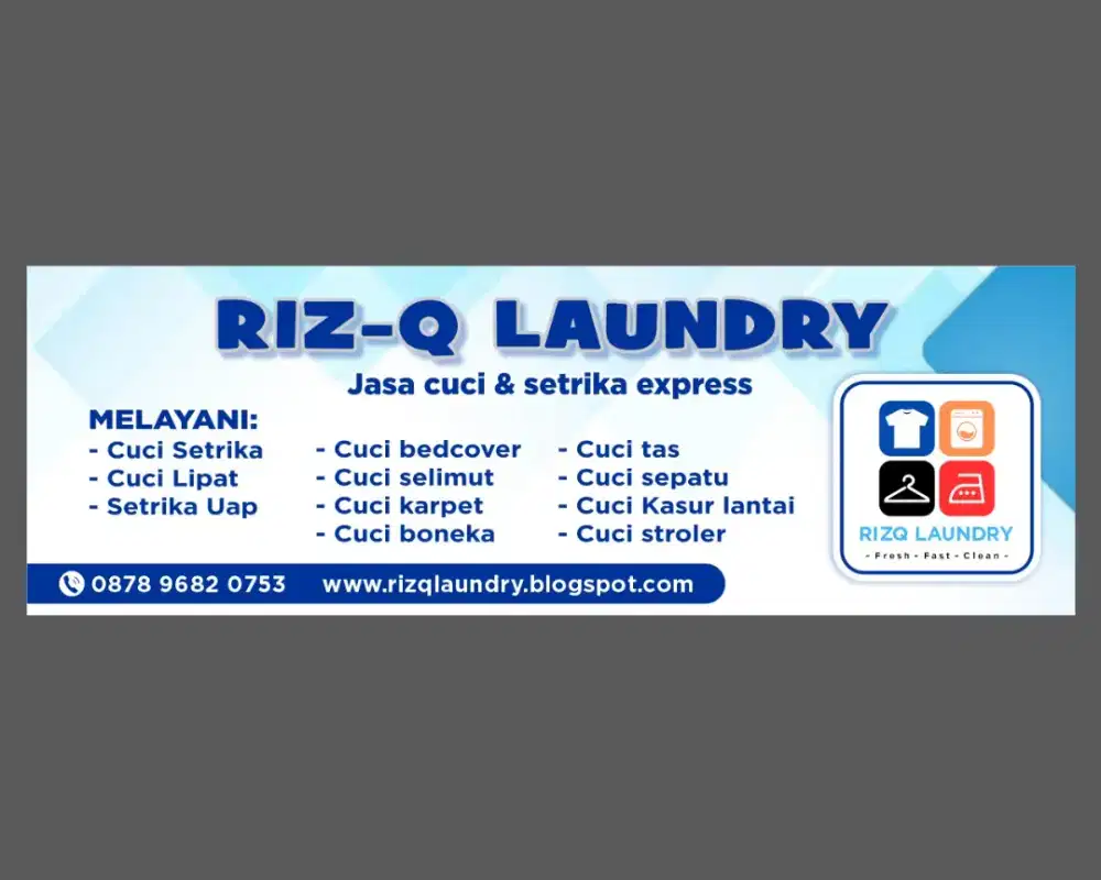 Jasa cuci dan setrika express