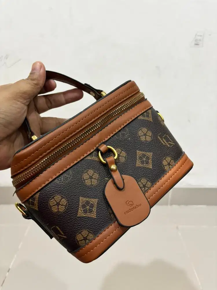 Sale tas kotak motif