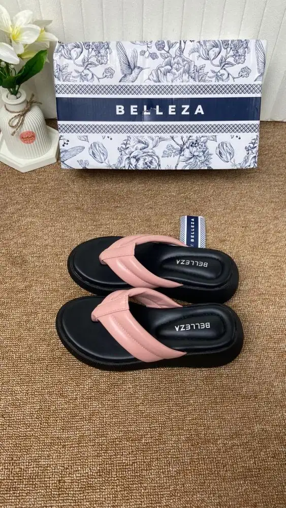 SENDAL JEPIT ANAK PEREMPUAN WEDGES ANAK CEWE SIZE 32 NEW WARNA PEACH