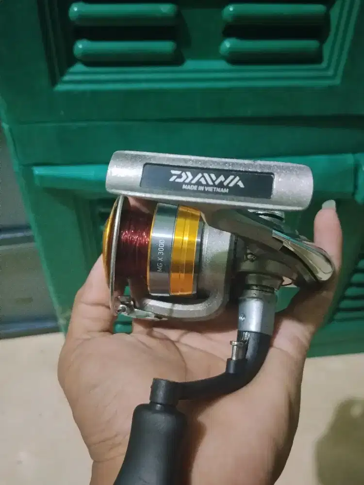 Reel Daiwa Lawas MG X 3000 masih smooth