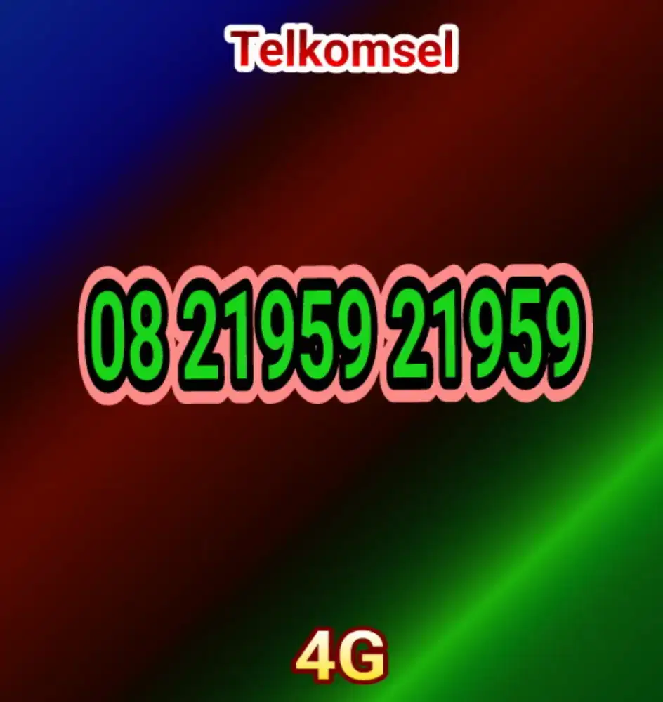 Nomer perdana cantik simpati seri Abcde tahun