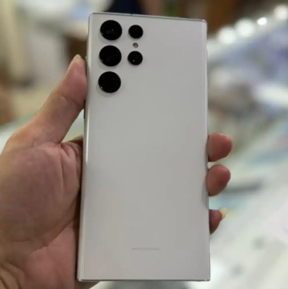 Samsung Galaxy S22 Ultra 512GB White LIKE NEW Fulset ORI Ex Resmi SEIN