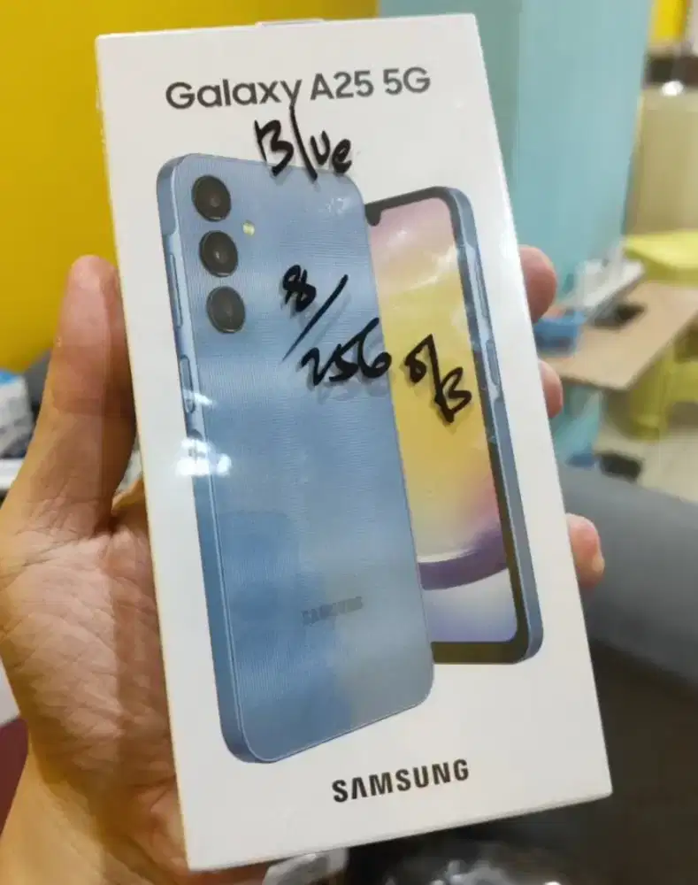 Samsung Galaxy A25 5G 8GB+256GB Blue BNIB Garansi Resmi SEIN