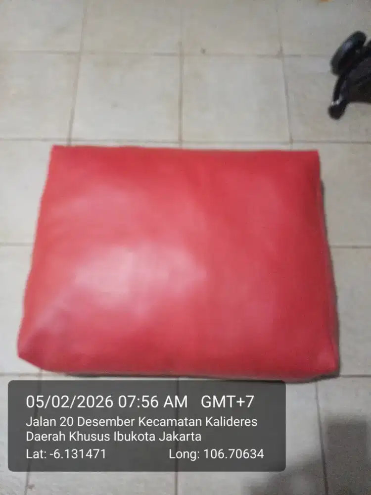 Bantal kaki 60cm x 50cm tebal 15cm gym fitnes dengkul bahan kulit