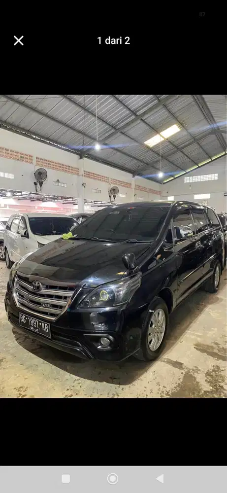 Toyota Innova 2.0 G Bensin Manual Low KM Istimewa