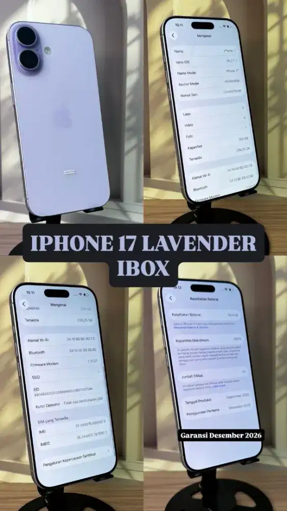 JUAL CPT 17  256 IBOX