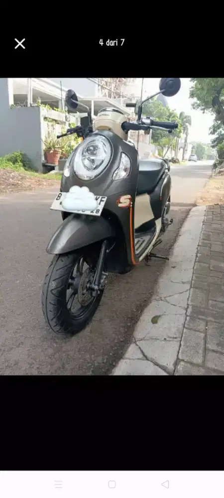 Jual motor Scoopy fashion brown 2023
