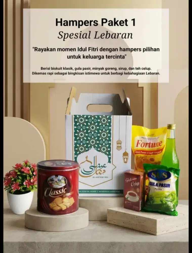 HAMPERS ISTIMEWA SPESIAL LEBARAN PAKET 1