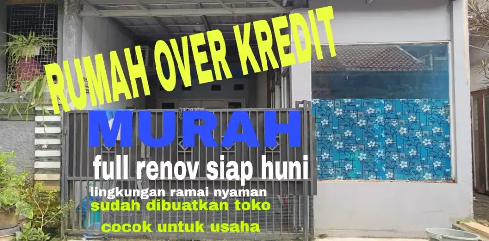 Rumah Over Kredit Murah