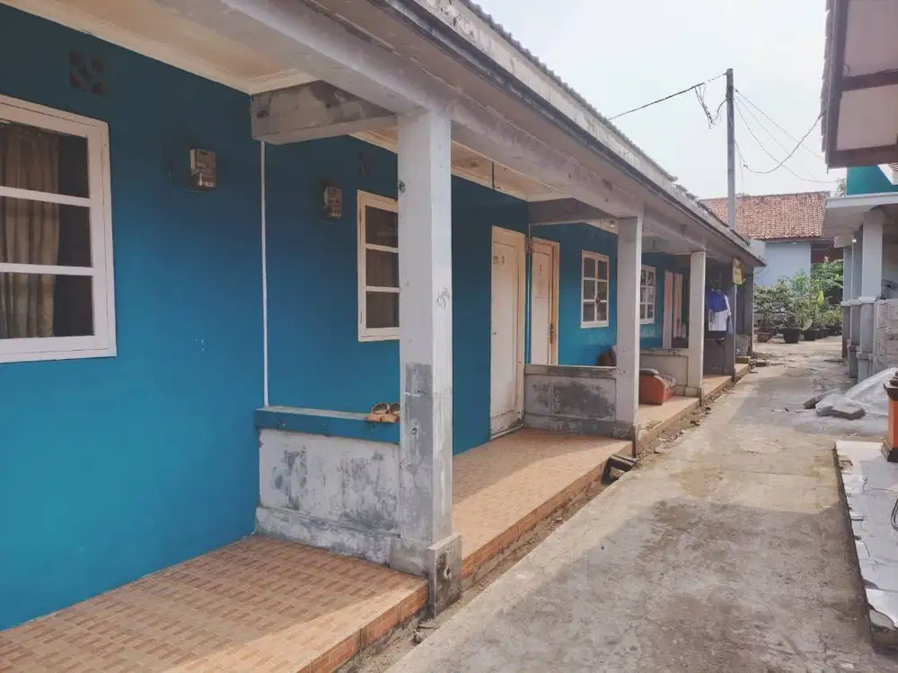 Jual kontrakan 5 pintu, kondisi full yang ngontrak