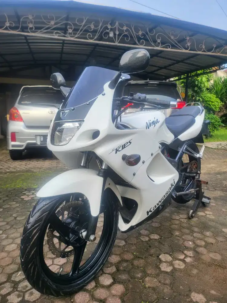 Kawasaki Ninja RR Old 150 Superkips 2009 Putih Albino Surat Lengkap