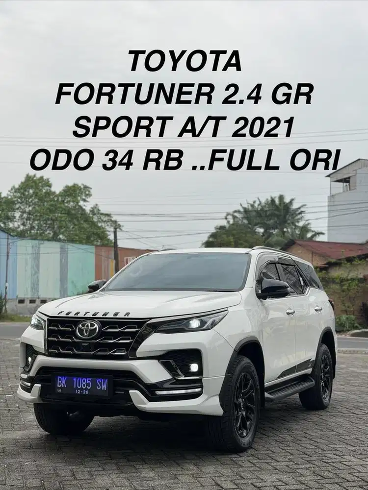 Odo 34 Rb Toyota Fortuner 2.4 VRZ GR Sport A/T 2021 Full Ori