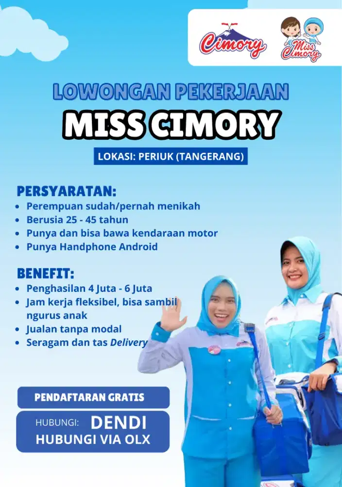 LOKER MISS CIMORY SANGIANG PERIUK