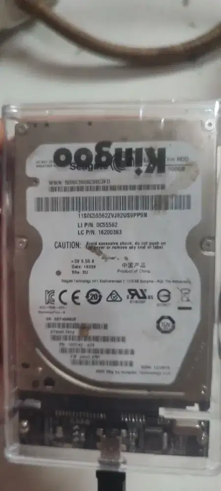 Hardisk Seagate Notebook 500gb