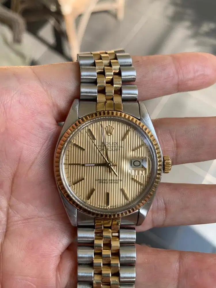 Date just 16013 tapestry dial