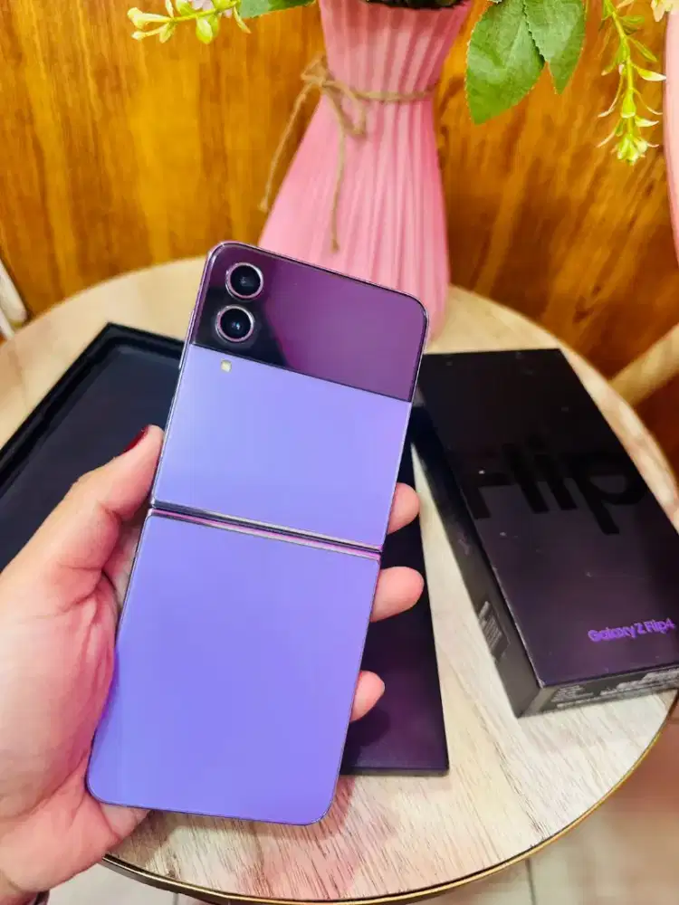 Samsung z flip 4 8/256gb purple garansi resmi
