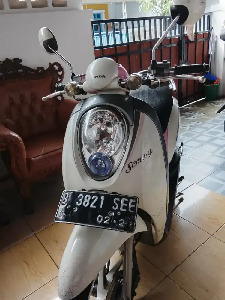 Scoopy karbu 2012 lengkap ban tubles