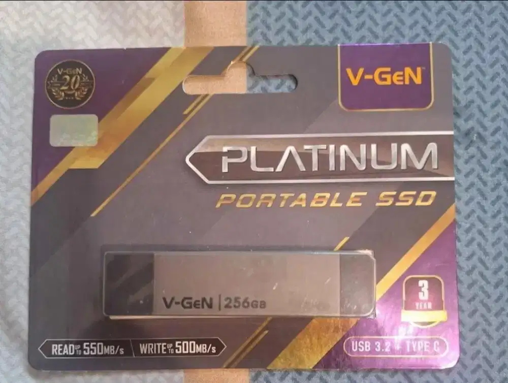 V-GEN PORTABLE SSD 256 GB
