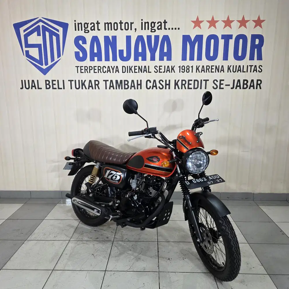 Kilometer 1000 Kawasaki W175 SE Cafe 2022, Wildan Sanjaya Motor Bdg