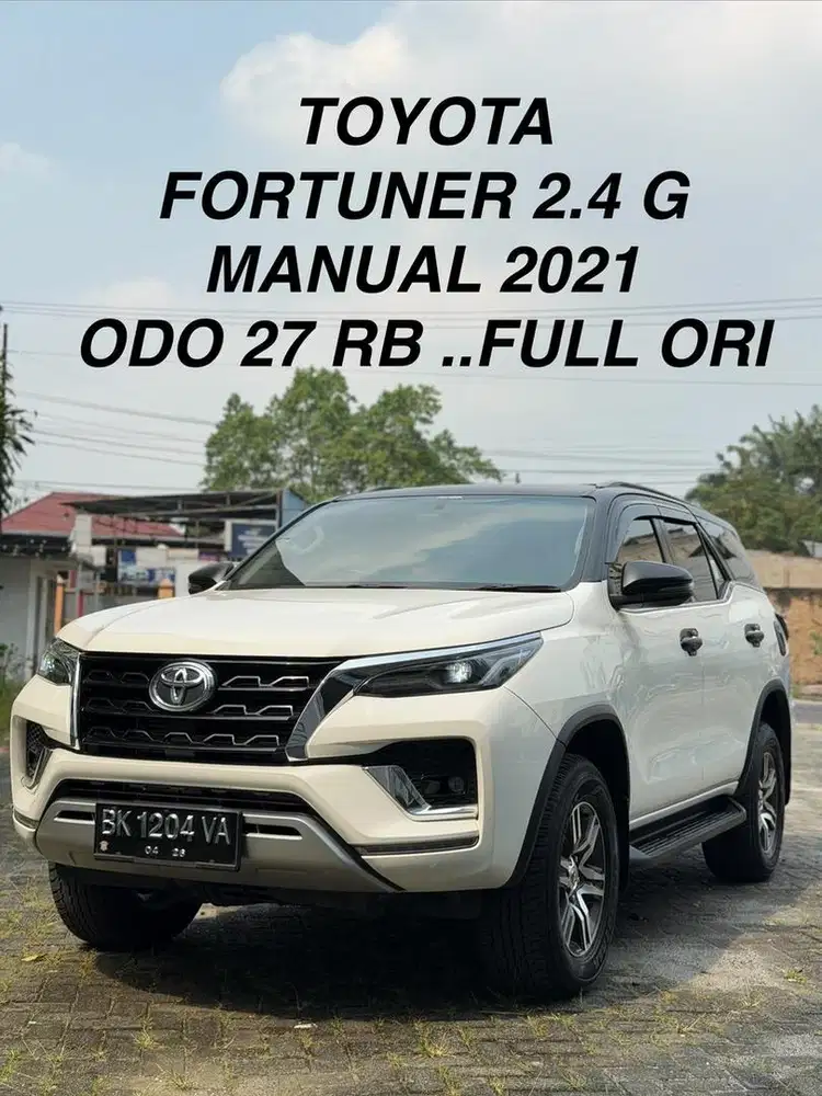 Odo 27 Rb Toyota Fortuner 2.4 G Manual Diesel 2021 Full Ori