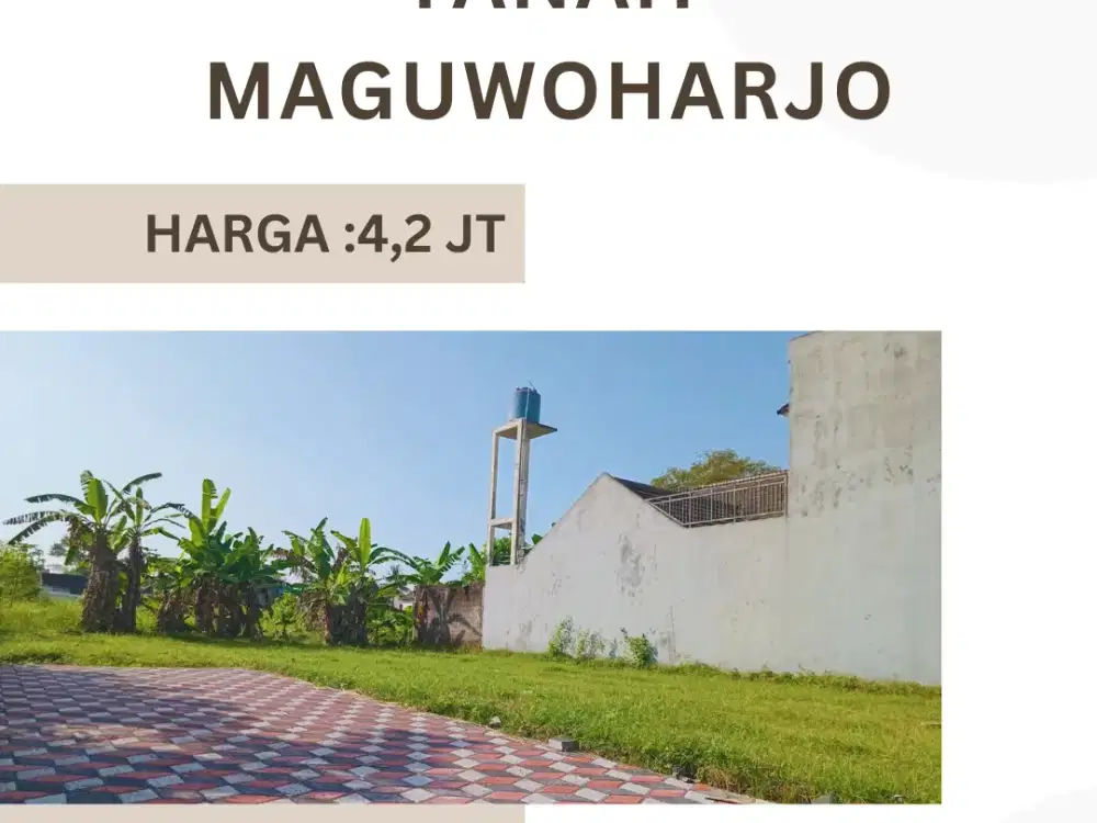 Tanah Maguwoharjo 3 menit dari  UNRIYO kampus 2