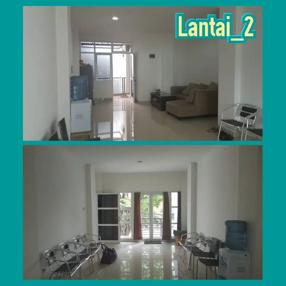 Disewakan/Dijual Ruko 4 Lantai di Mainroad Antapani Bandung