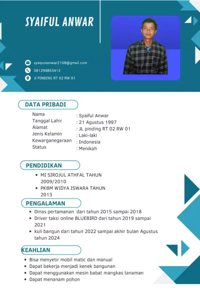 Mencari pekerjaan drivers/supir