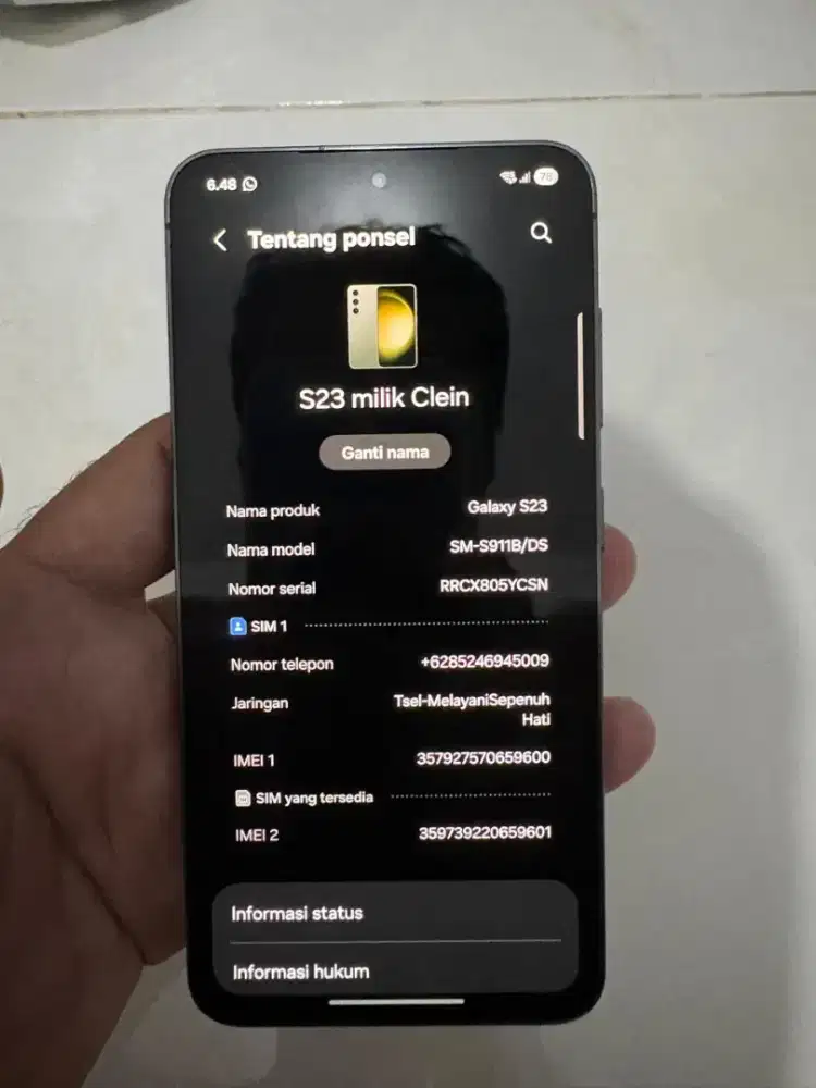 Samsung Galaxy S23 256 GB