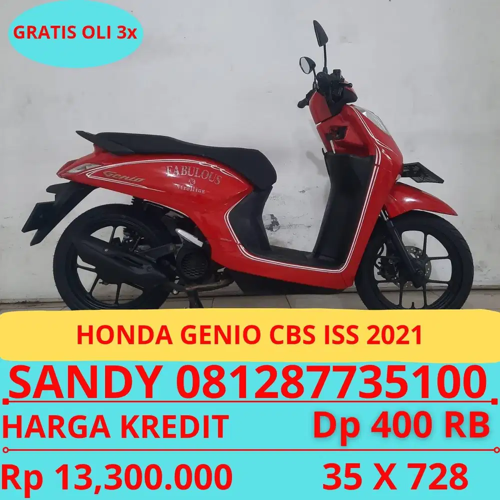 HONDA GENIO CBS ISS 2021 DP MURAH 400 RIBU GUYSS