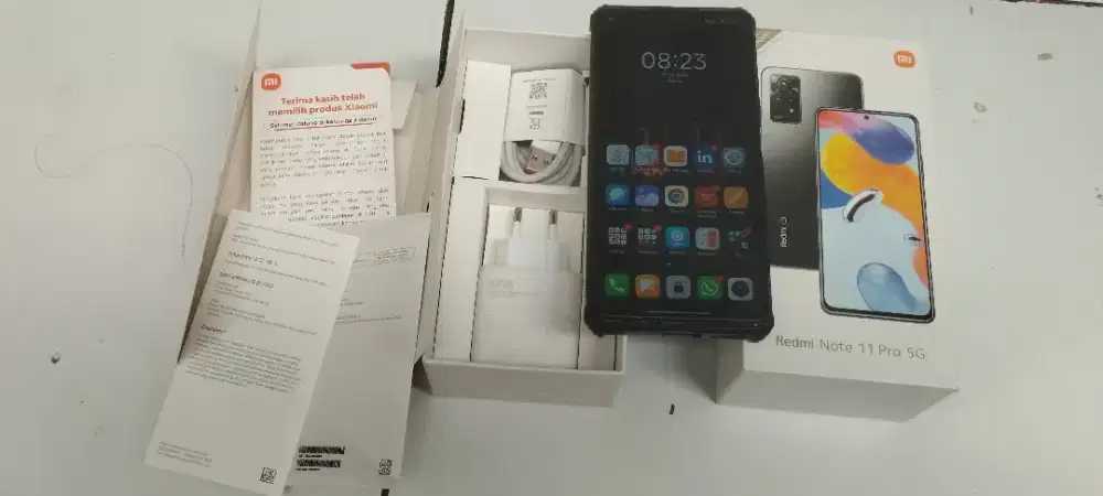 DIJUAL CEPAT HP REDMI NOTE 11 PRO 5G BLUE 8/128 GB FULLSET GARANSI TAM
