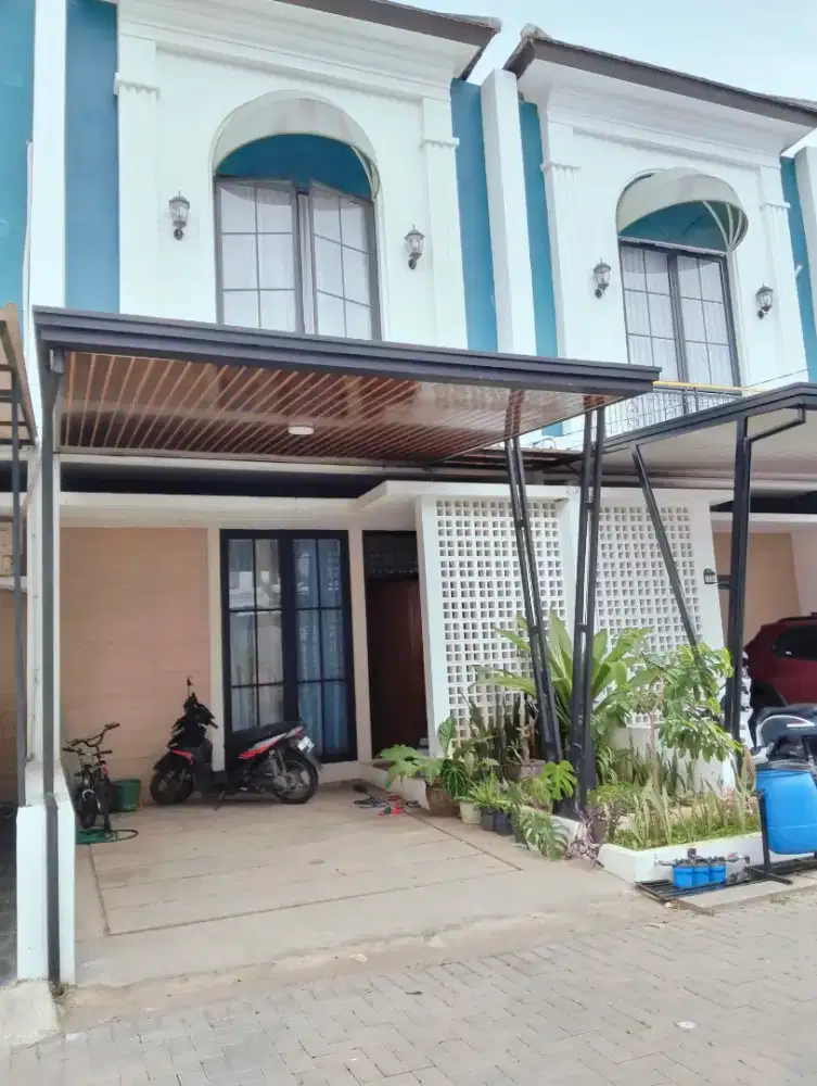 Kanopi alderon double layer+plafon pvc list profil talang air