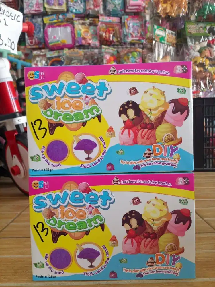mainan anak pasir set cetakann ice creamm
