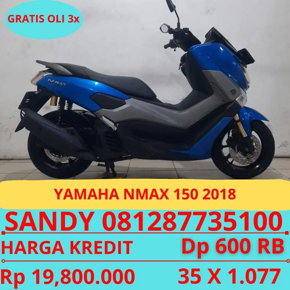 YAMAHA NMAX 150 2018 DP MURAH 600 RIBU GUYS