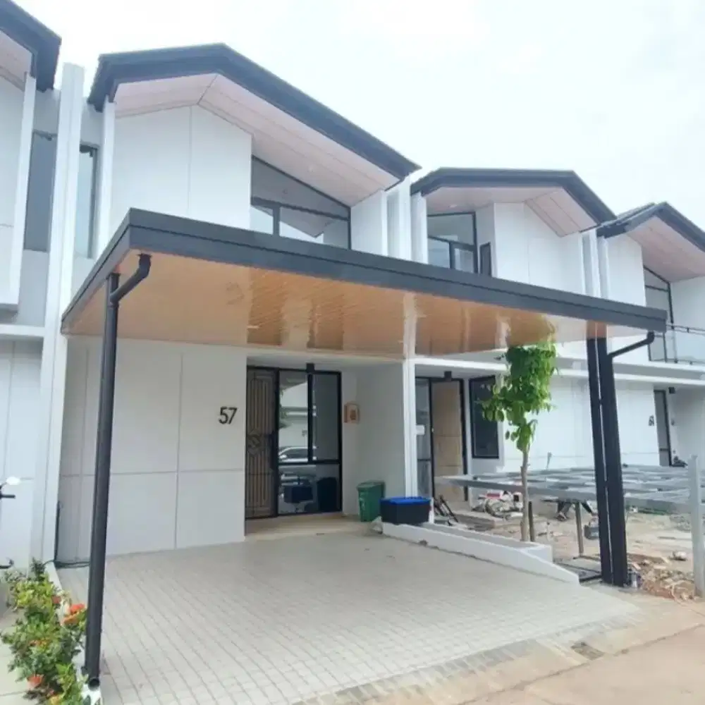 Kanopi alderon double layer+plafon pvc list profil talang air