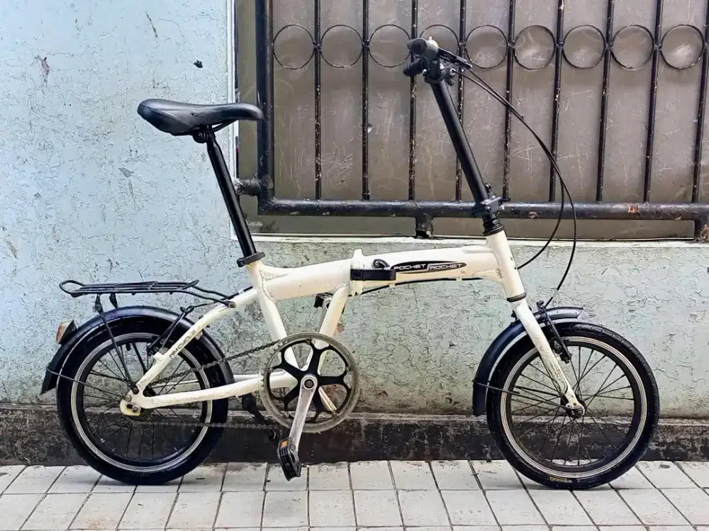 Sepeda Lipat Wim Cycle Pocket Rocket 16 inc, harga pas.. Cipinang
