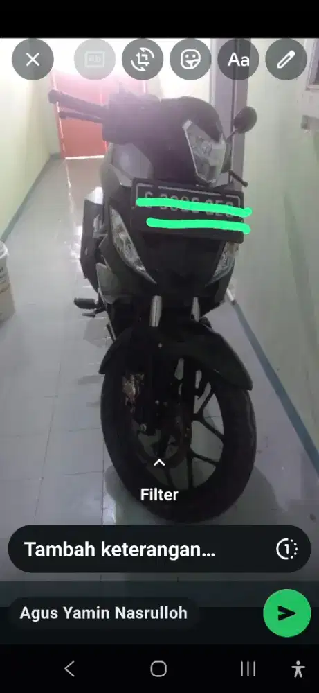 Numpang jual Supra X GTR 150cc