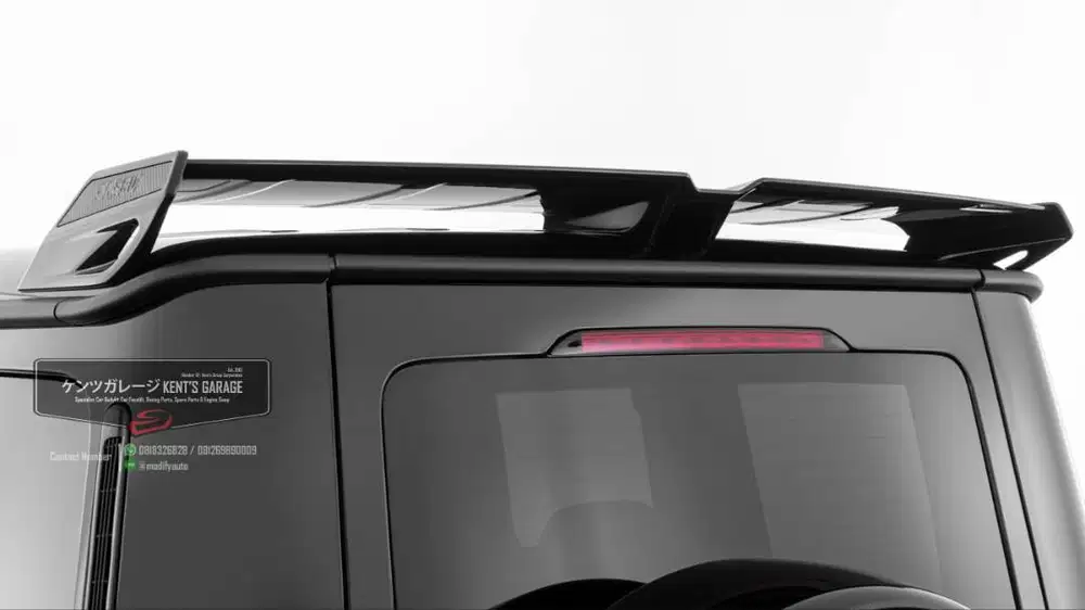 Rear Spoiler With Carbon Inserts Mercedes AMG G63 W465