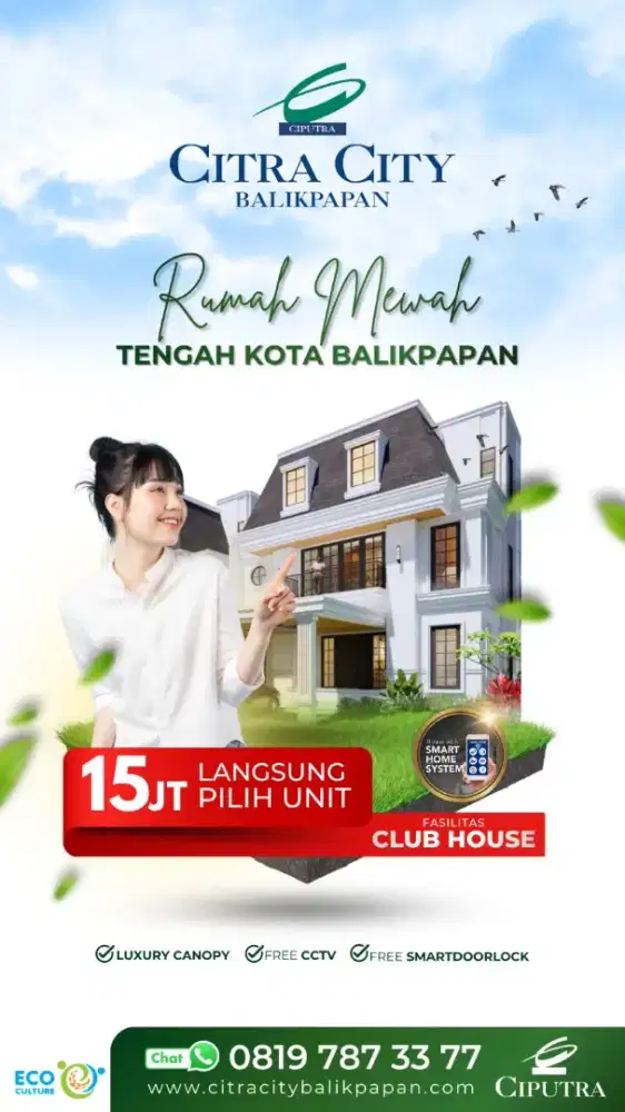 Rumah Mewah Tengah Kota Balikpapan