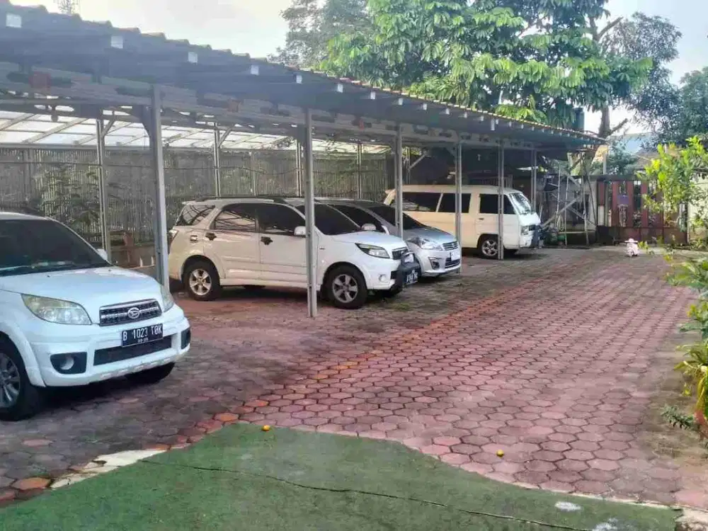 DiJual Murah 4 rumah petak, 6 tempat parkir mobil Hitung Tanah Dekat kelurahan Pondok Ranggon Jaktim