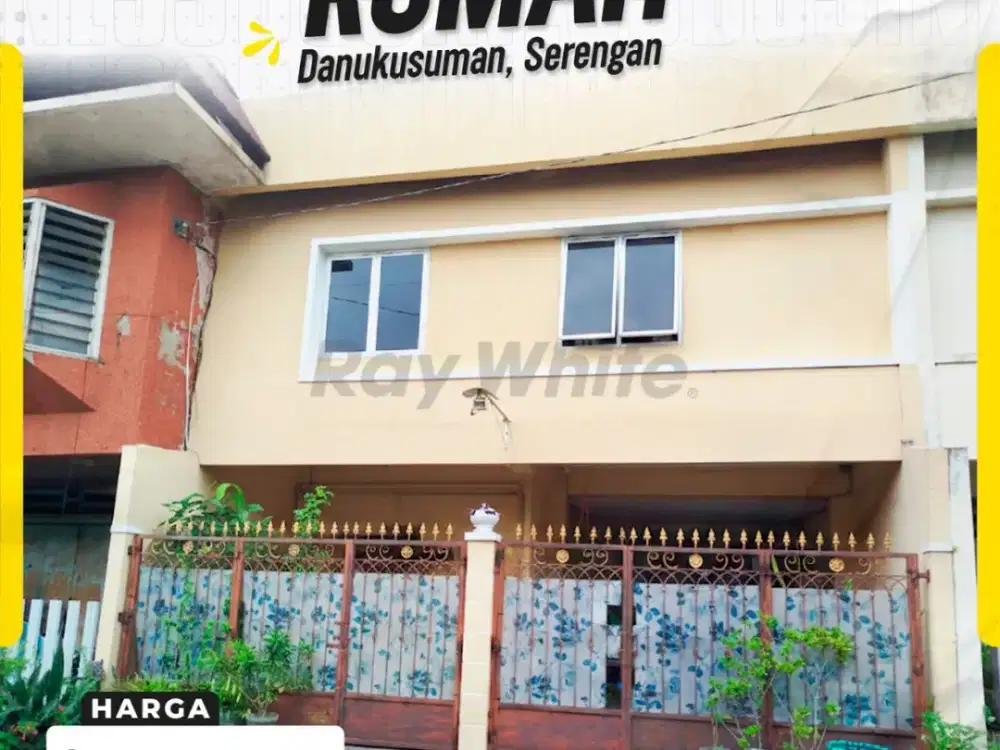 Dijual Rumah 2 Lantai Strategis Hadap Timur di Danukusuman Serengan