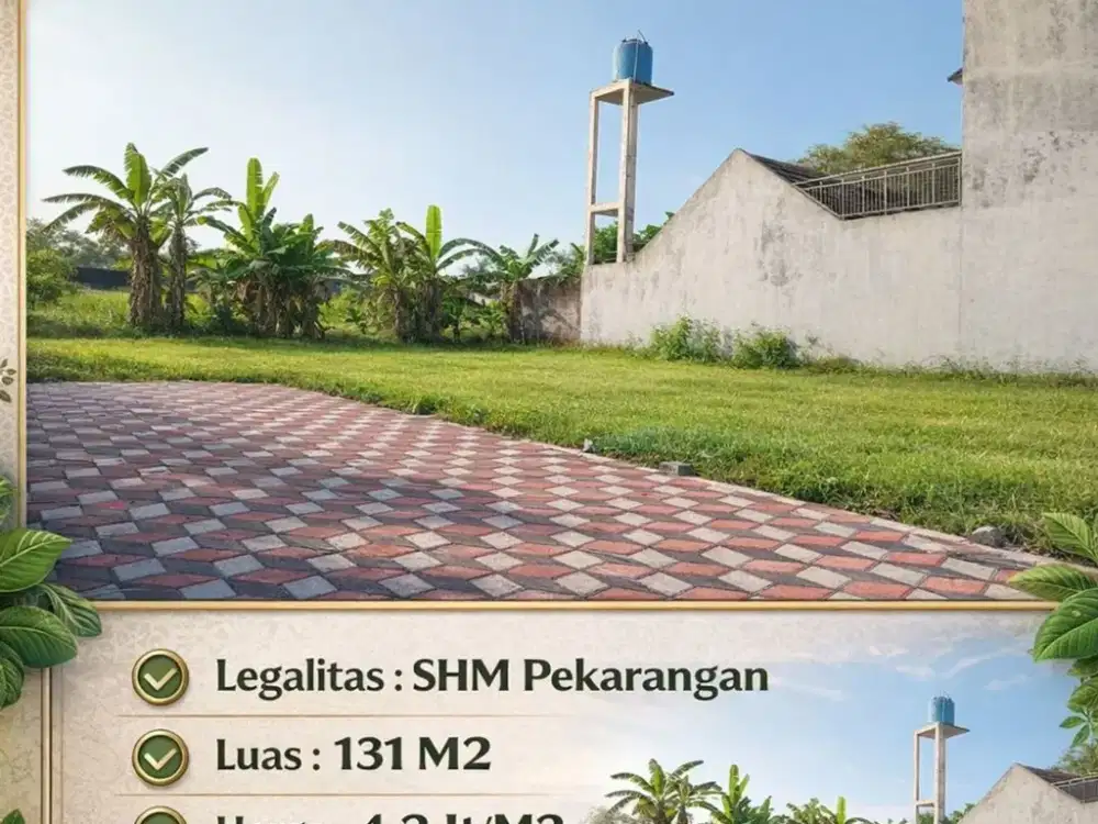 Tanah Maguwoharjo 3 menit dari  UNRIYO kampus 2