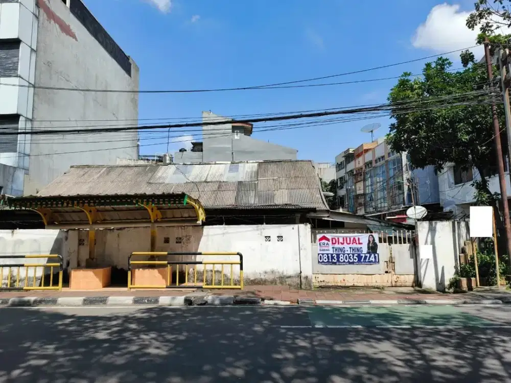 Ss.3660 - Murah !! Dijual Rumah Hook 11 x 20 Siap Huni Pinggir Jalan di Cideng Raya Hadap Barat